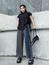 Stripe Panel Wide Pants